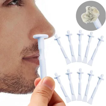 

60pcs Disposable Nose Wax Applicator Sticks Spatulas for Nostril Nasal Cleaning Ear Hairs Eyebrow Facial Hair Removal