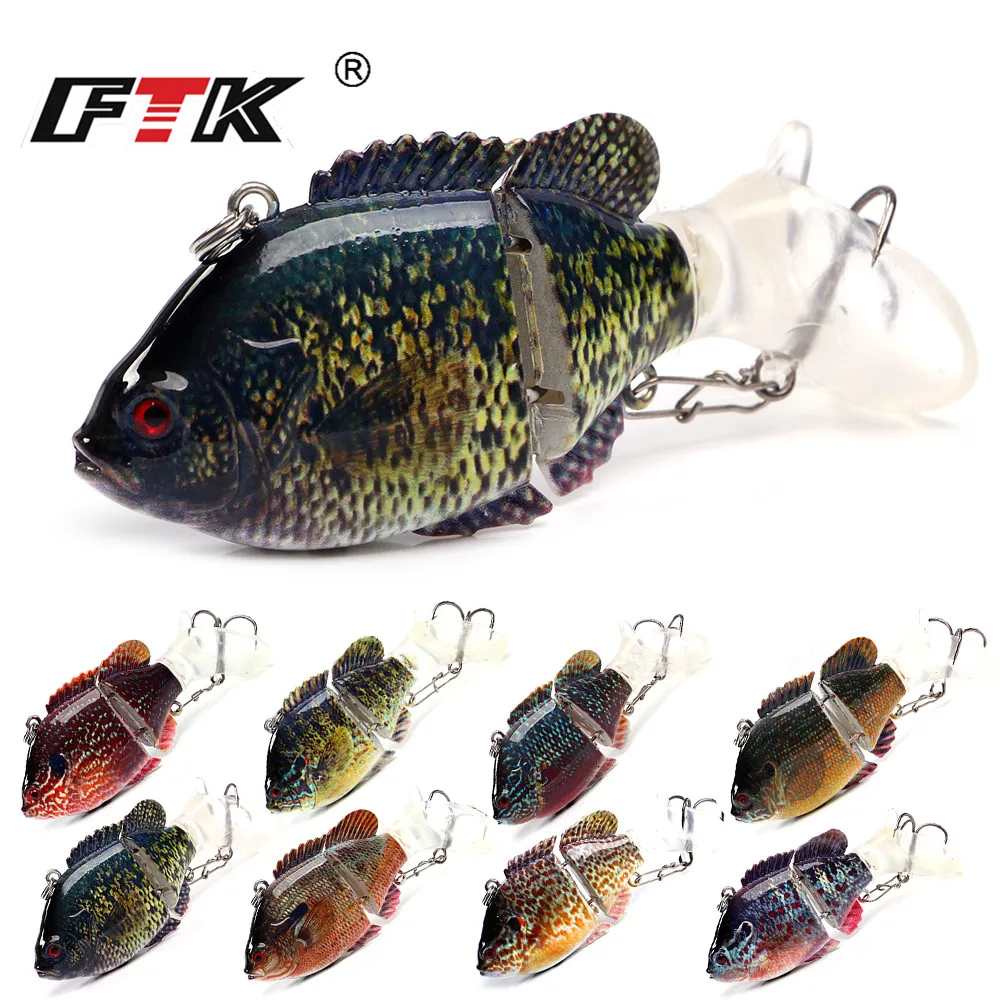 Приманка для рыбалки от ftk 7 5 см 13 г погремушка Bluegill планер Swimbait Crankbait Бас Щука рыба