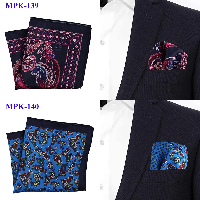 Tailor Smith 2018 Стиль платки яркие красочные Paisley Pocket Square Винтаж носовые платки мужские карманные модные аксессуары