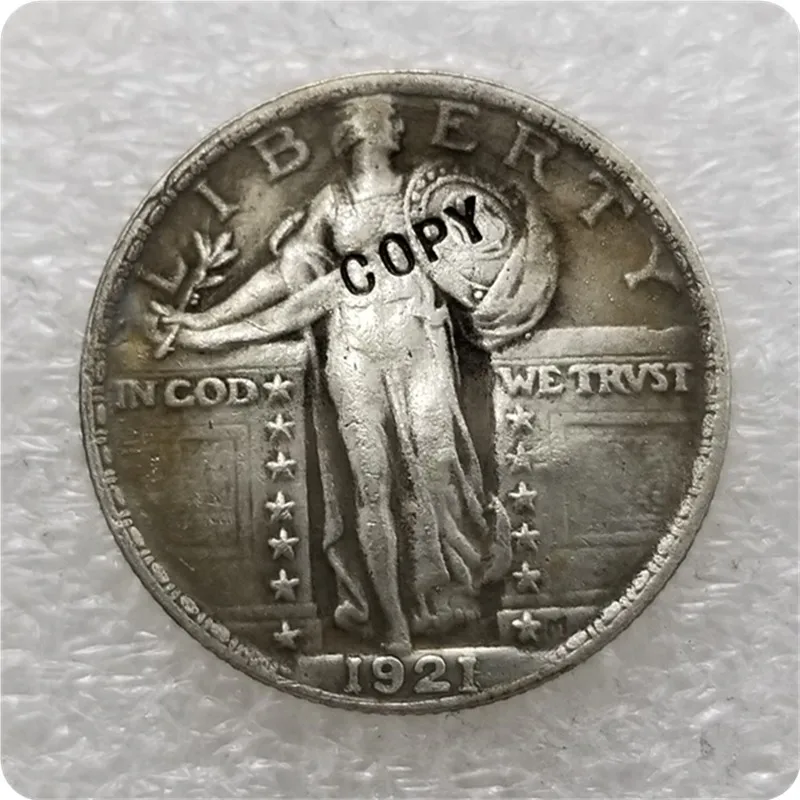 

1921-P Standing Liberty Quarter COIN COPY commemorative coins-replica coins medal coins collectibles
