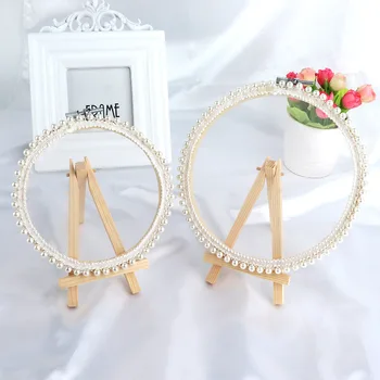 

Jewelry Organizer Display Stand Fashion Girl Desk Earrings Necklace Storage Lace Earrings Simple Style Shelf Stand