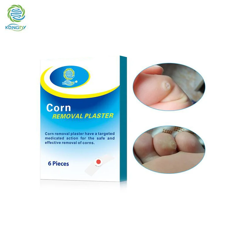 

KONGDY Family Use 24 Pieces=4 Boxes Foot Corn Remover Useful Foot Callus Remover Cure Callus/Corn Health Medical Foot Corn Patch