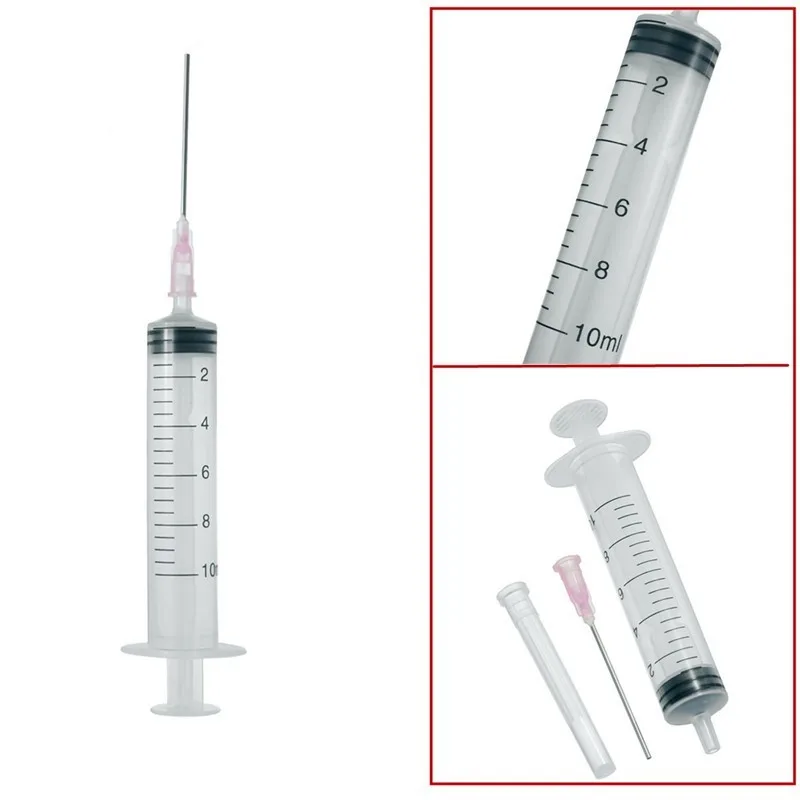 10 шт. 10 мл длинные шприц иглы чернил инструмент для картриджа принтера чернил добавления заливки иглы шприцы тупые для заправки чернил