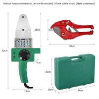 New 220V 800W PPR20-63 Plastic Welding Machine Water Pipe Plastic Welder Plumber Tools For Heating PPR Butt Welding Hot Selling 2