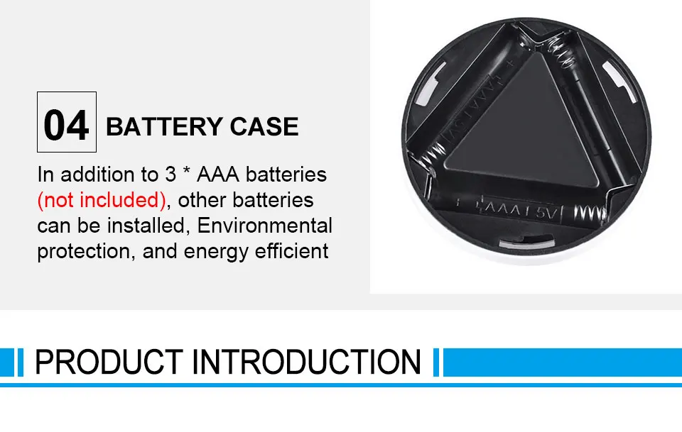 Press Switch Wireless LED Under Cabinet Light Sticker for Wardrobe Kitchen Closet Wall Stair Light Battery Powered (8)