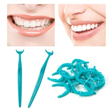NOUVEAU 20 Remplacement Fil Dentaire Pour Nettoyer Les Dents Cure-dents Fil Dentaire Nettoyage Oral Dent
