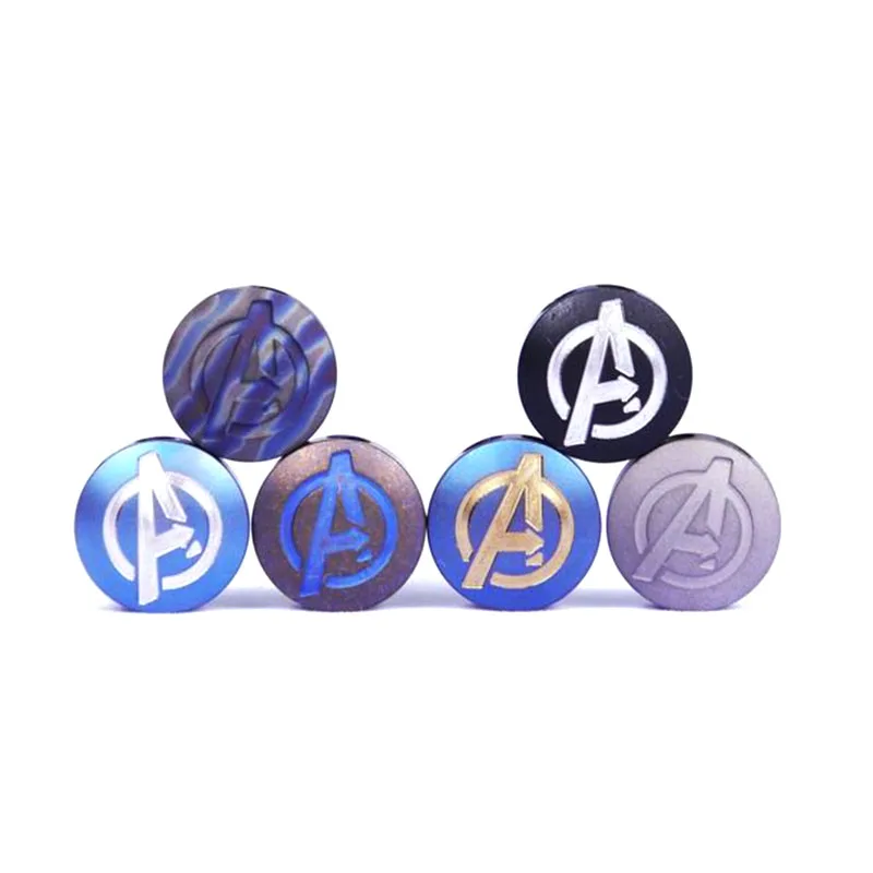 

T Models Titanium Knife Cutters Avengers Captain America Knife Beads Double Curved Bracelet String Paracord Bead Pendant