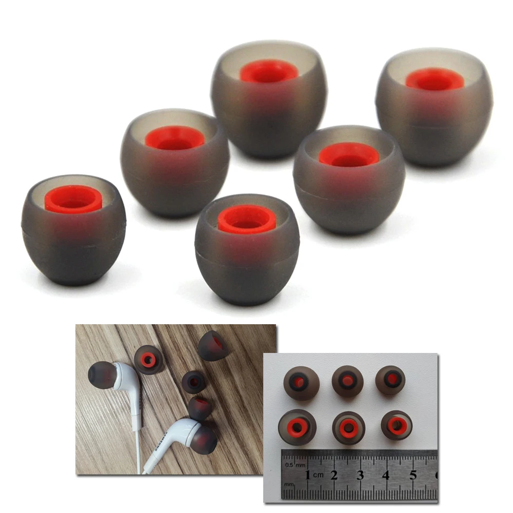 

3 Pairs(6pcs) L M S In Ear Tips Earbuds Earphone Silicone Eartips/Ear Sleeve/Ear Tip/Earphone Tips For KZ IE80 Earphone LZ A4