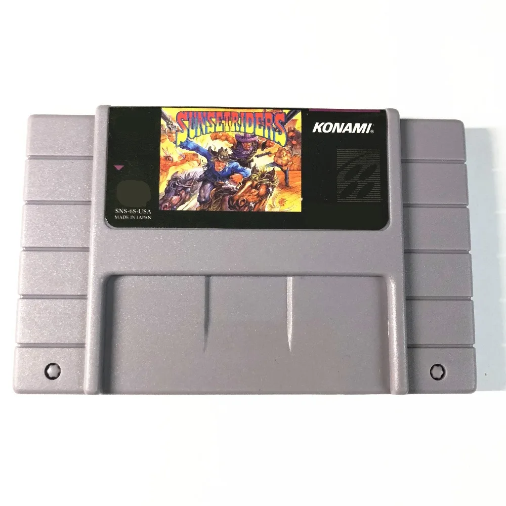 

Sunset Riders USA Version Video Game 16 bit 46 pins For NTSC Console !