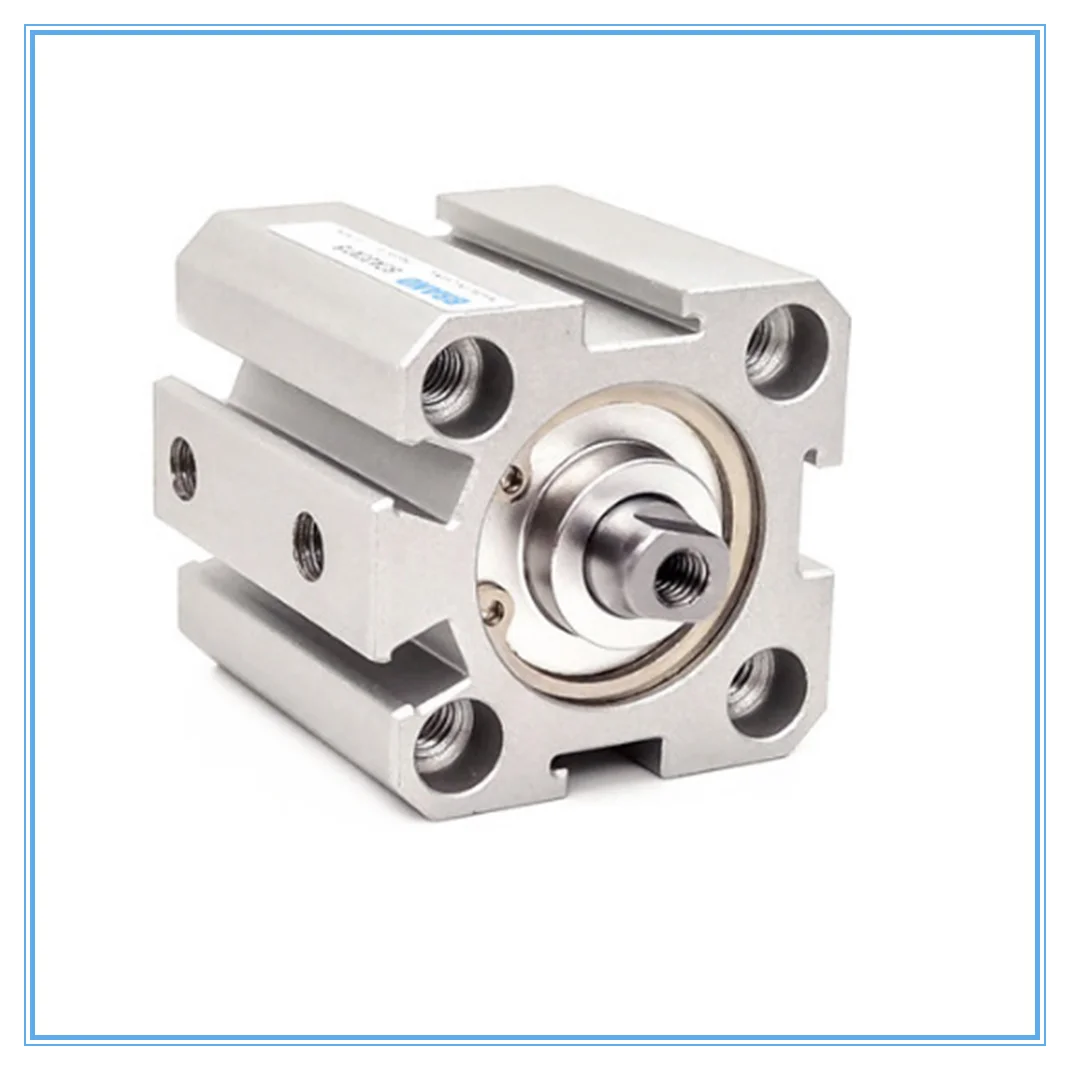 

SDA Type Bore 16mm stroke 5/10/20/25/30/40/50mm double acting SDA16 compact air pneumatic piston cylinder Female