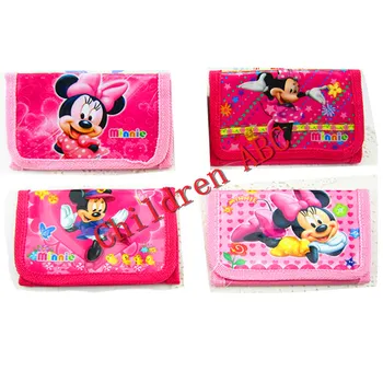 

2 pcs / lot Elementary School Study Stationery Pencil Bag Cute Creative Cartoon Minne Princess KT Cat Duo Wallets Card Pack