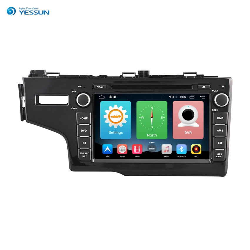 Excellent Yessun Android Car Navigation GPS For Honda Fit 2014~2017 Audio Video Radio HD Touch Screen Multimedia stereo Player. 0