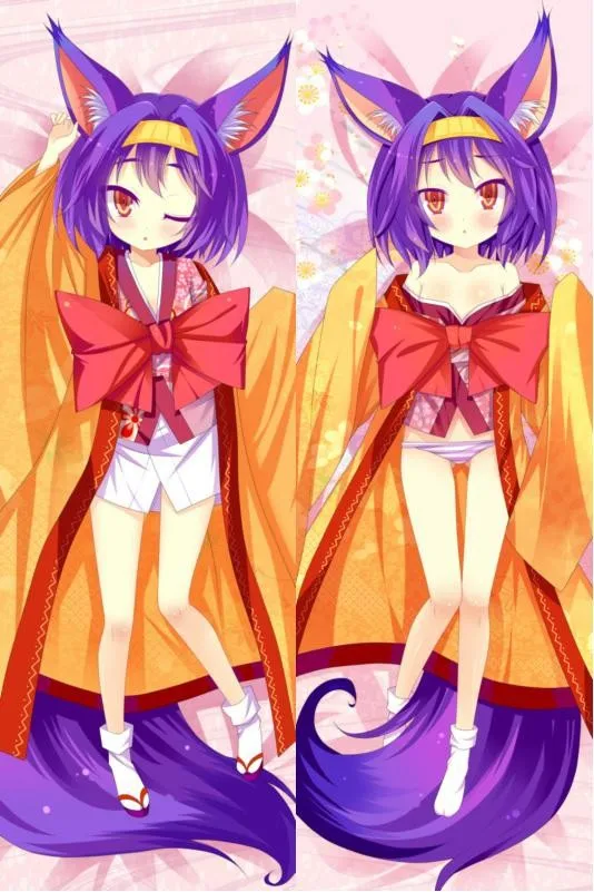  Japanese Anime NO GAME NO LIFE Shiro Otaku Pillow Cover Cases Hugging Body Drop shipping Dakimakura