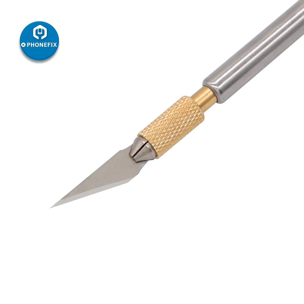 

Universal 936 Electric Soldering Iron Heating Scraper Holder Blade for Mobile phone CPU BGA Chip UV Glue Removing Cleaning Tool