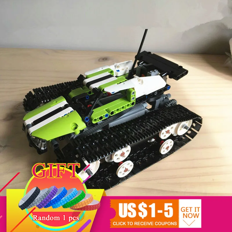 

20033 Technical Series The RC Track Remote-control Race Car Set Compatible with 42065 Building Blocks Bricks Gifts Toys