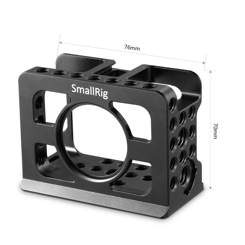 SmallRig RX0 клетка для камеры sony RX0 защитная с 1/4 3/8 резьбовыми отверстиями встроенный Arca Swiss для штатива быстросъемный 2106