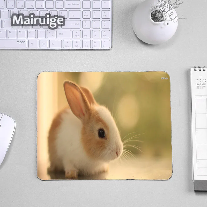 Mairuige So Cute Animals Rabbit шаблон для домашних животных Коврик мыши компьютера мини ПК