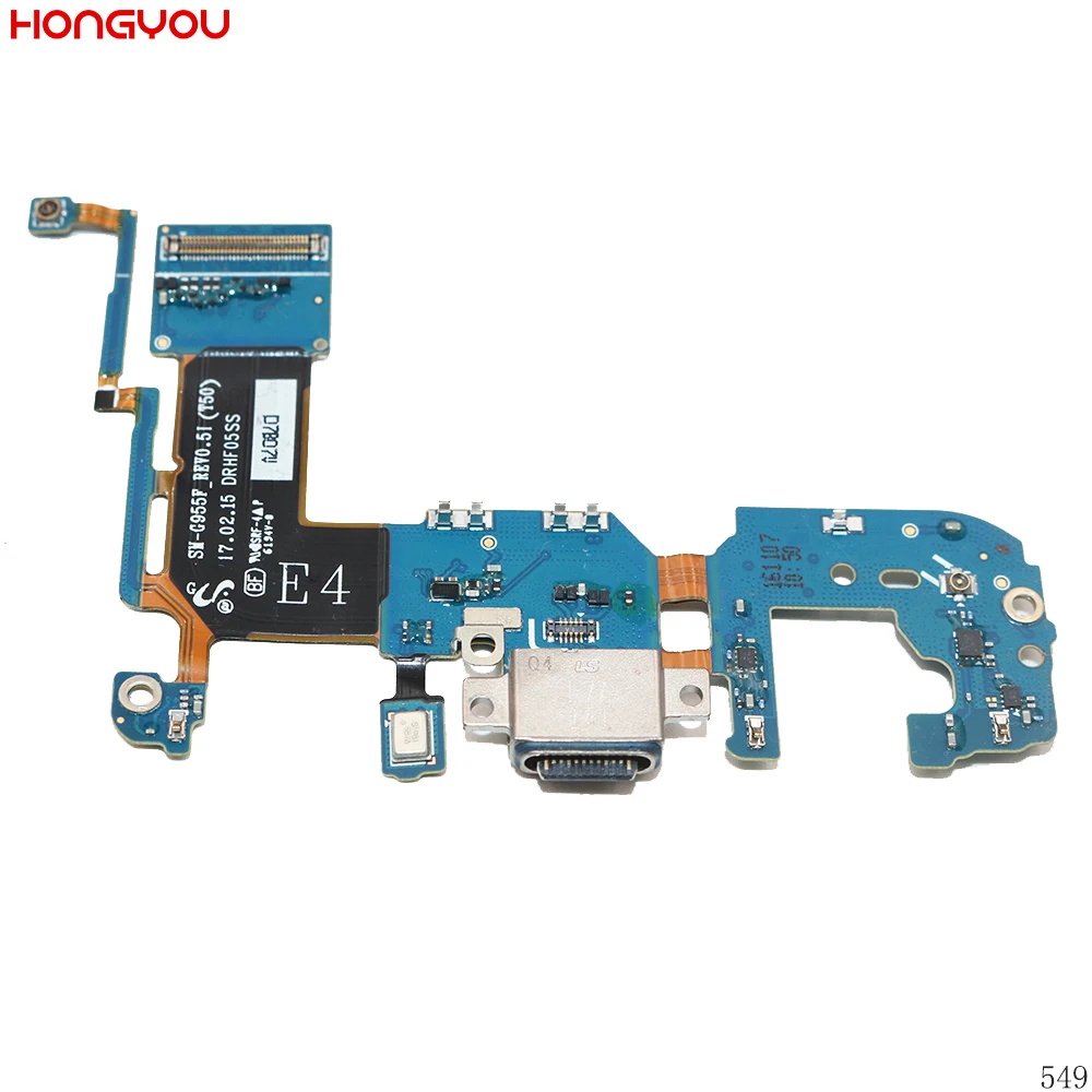 

USB Charging Jack Plug Socket Connector Charge Dock Port Flex Cable With Microphone Mic For Samsung Galaxy S8 Plus S8+ G955F