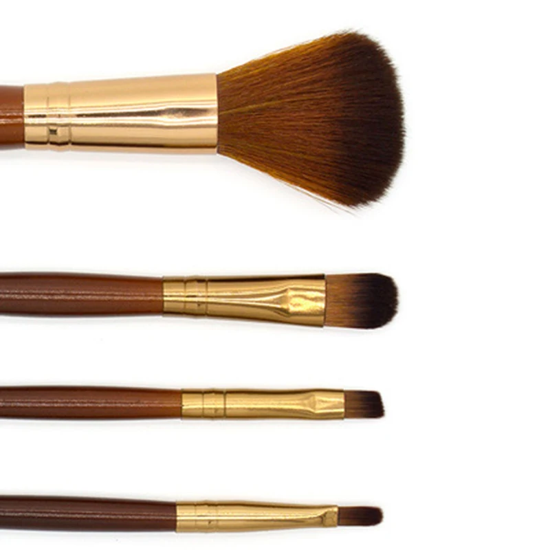 Best Deal New Women Professional Makeup Brushes Set tools 4 pcs Comestic Toiletry Kit 