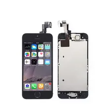 2016 New LCD Display Touch Screen Digitizer Full Assembly With Front Camera Home Button For Iphone 5S