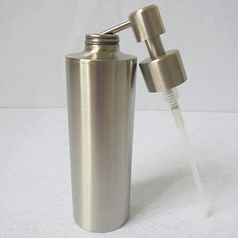 Высококачественный дозатор жидкого мыла из нержавеющей стали, кухонный дозатор мыла для ванной комнаты, J17669