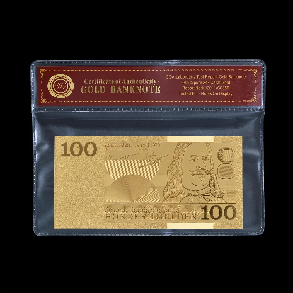 Швейцарская 24k позолоченная банкнота 1000 Швейцарский франк Золотая бумага деньги с пвх рамкой для домашнего декора и коллекции - Цвет: style 14