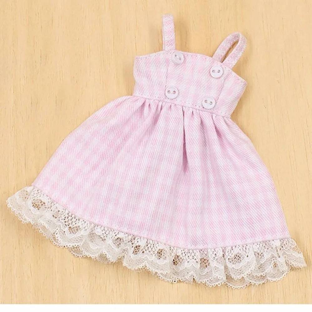 

[wamami] For 12" Blyth Doll Doll Fashion Pink Lace Dress/Clothing