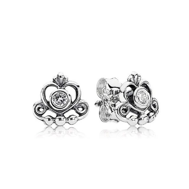 

Kaliyah 100% Sterling Silver 1:1 Glamour 290540cz Brinco My Original Princess Wedding Jewelry Women