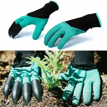 

Garden Gloves With Fingertips Claws Quick Easy to Dig and Plant Safe for Rose