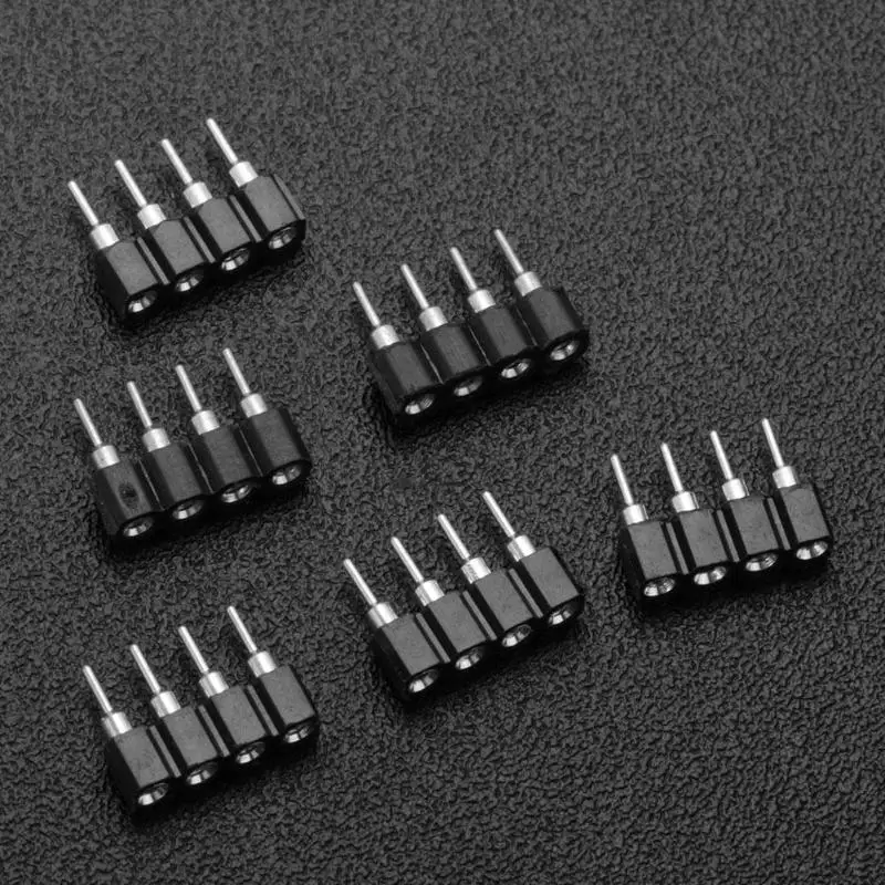 

10pcs Connector Pin Needles Male/Female 4 Pin RGB / 5PIN RGBW Connector Adapter Pin Needle for LED Strip Light Led Accessories