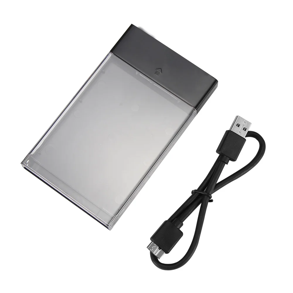 

2.5 Inch Hard Disk Case Transparent HDD Case USB 3.0 To SATA 3.0 Micro USB External Hard Drive For Samsung Seagate SSD