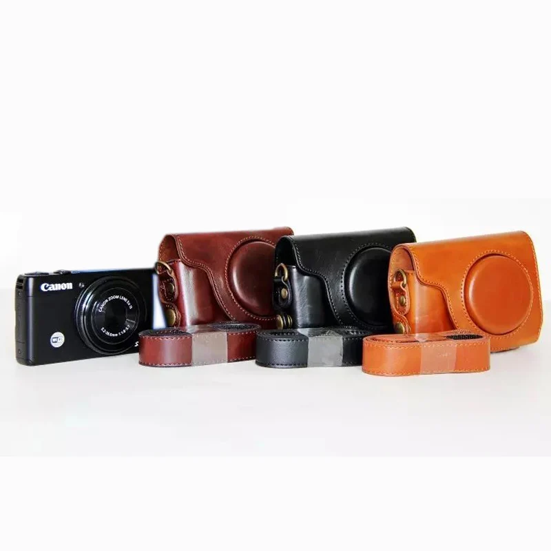 Чехол из искусственной кожи для камеры чехол Canon powershot S120 S110 сумка цифровой с