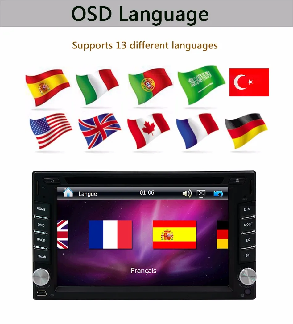 Clearance Car Multimedia Player two 2din radio steering-wheel tape recorder cassette player 2 din car GPS navigator Radio Rear View Camera 17 Clearance Car Multimedia Player two 2din radio steering-wheel tape recorder cassette player 2 din car GPS navigator Radio Rear View Camera 17
