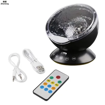 

Music Starry Sky Night Light 7 Colors Aurora Ocean Wave Projector LED USB Lamp Luminaria Master Nightlight Baby Children Gifts