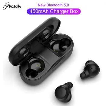 

TWS Wireless Bluetooth 5.0 Sports Headset Stereo In Ear Headbuds Gaming Headset Bluetooth Headset Phone PK HBQ for IOS Android