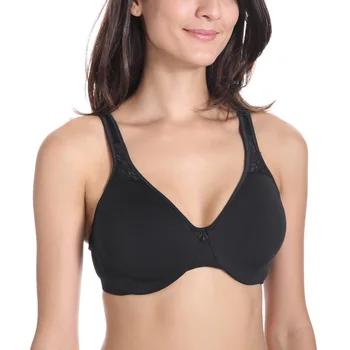 Delimira Women's Smooth Full Figure Underwire Seamless Minimizer Bra 1