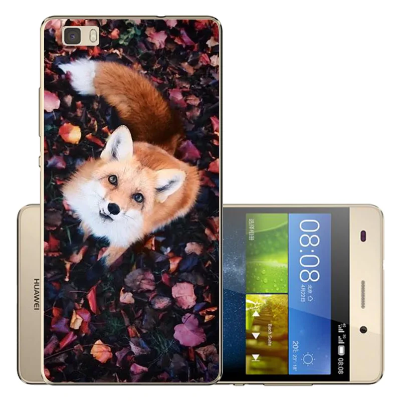 Чехол 5 0 дюйма для Huawei P8 Lite 2015 силиконовый чехол P 8 ALE L21 TPU задний телефона