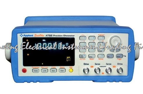 Быстрое прибытие AT512 Высокоточный DC Измеритель сопротивления низкий микро ом метр тестер 0.1u-110 м ом с RS232 обработчиком компаратора