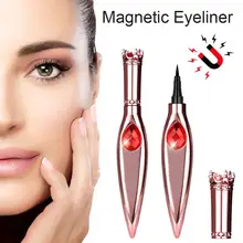 Магнитная жидкая подводка для глаз для магнитных накладных ресниц Водостойкая Подводка для глаз розовое золото макияж легко носить быстросохнущая жидкая подводка для глаз