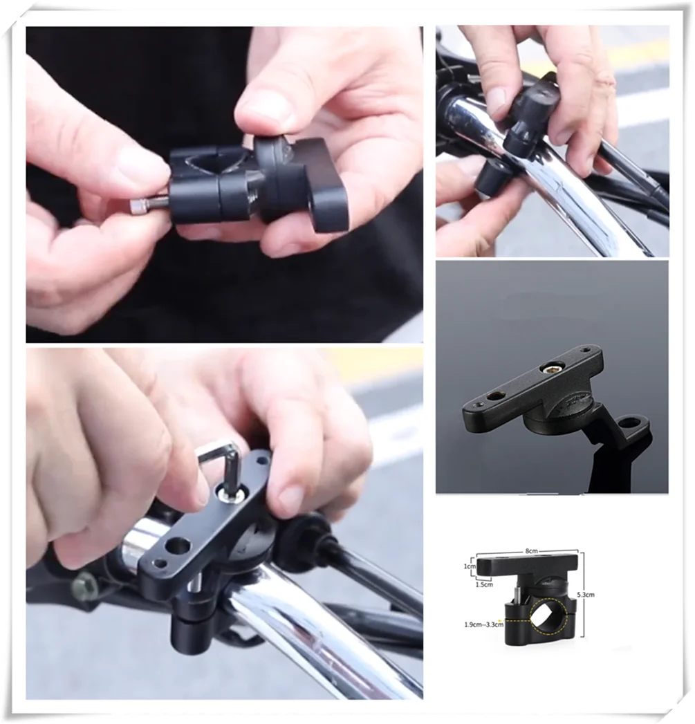 Motorcycle bicycle accessories multi-function extension rod bracket for Kawasaki ZZR600 Z900 Z650 VERSYS 1000 VULCAN S 650cc
