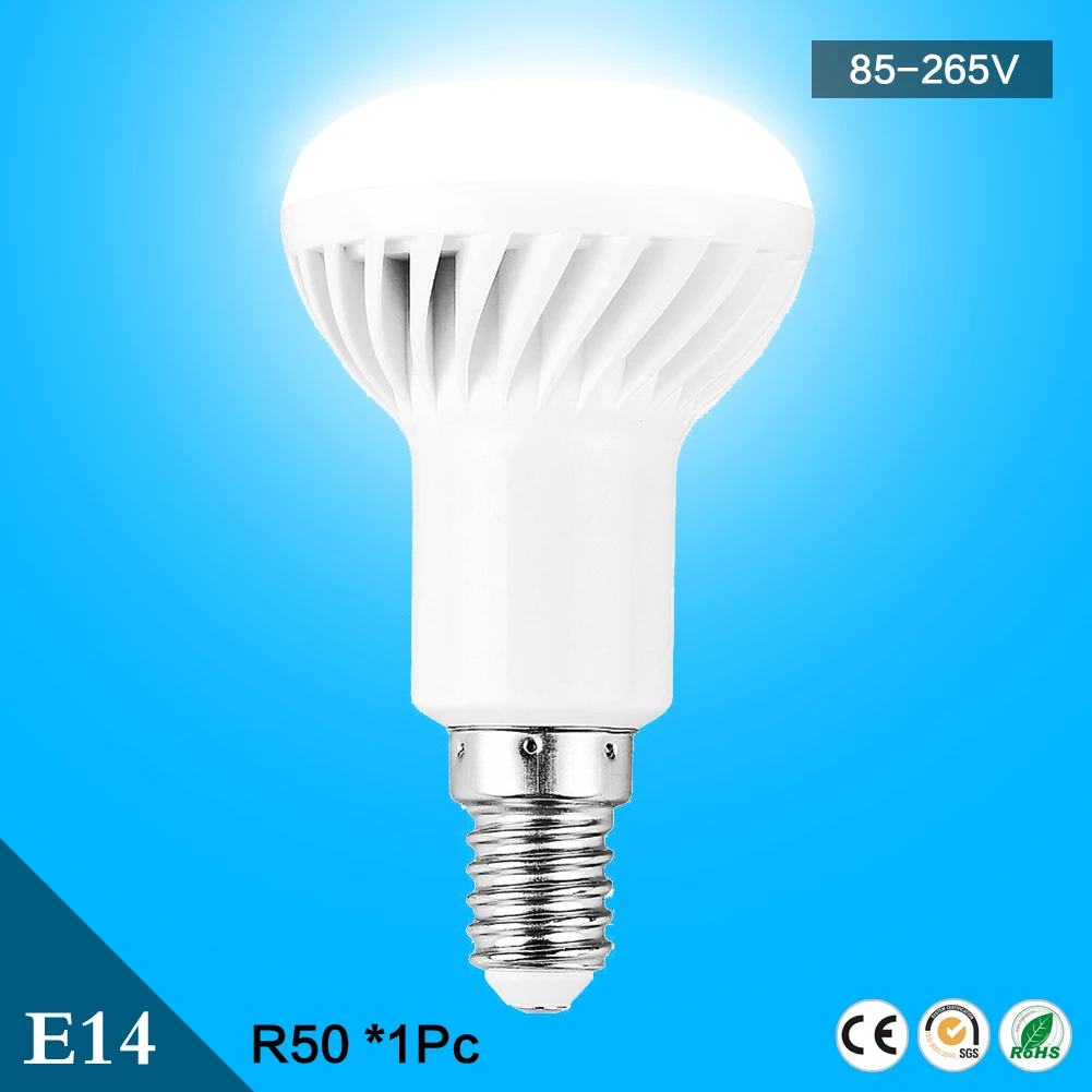 

85-265V R50 LED Lamp E14 LED Bulbs tubes 3W 5W 7W 220V LED Umbrella energy saving Light Warm Cool White LED Lamp Lampada Led