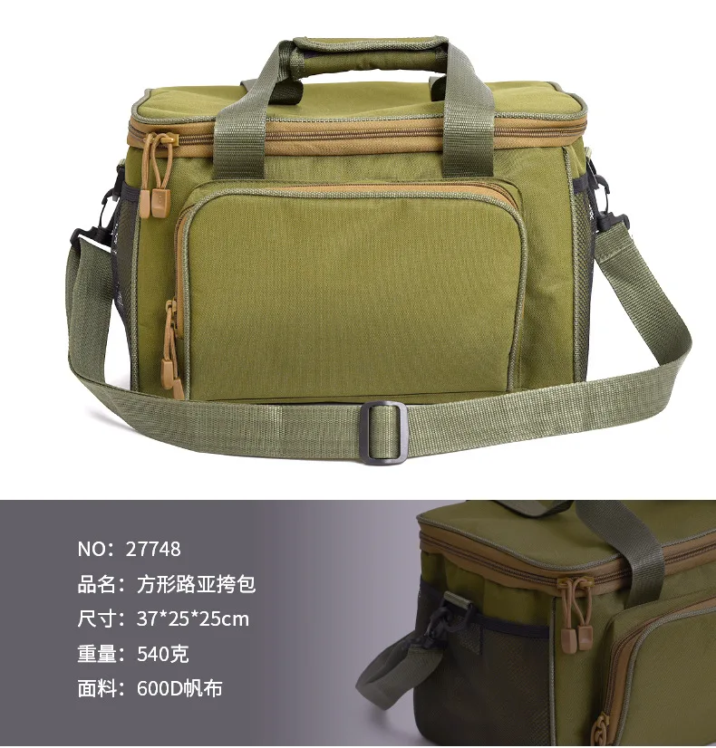 Bolsa de Pesca Pano ao ar Quadrado Lona Isca Crossbody Oxford Livre Fotografia Pesca Equipamento Frete Grátis 35 Quadrado lona isca crossbody saco de pesca