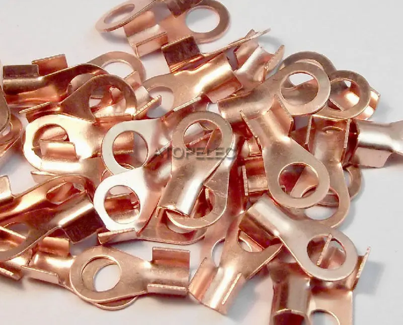 

1pc 5mm Pure Red Copper Solderless Hi-Fi Audio Terminal Connector