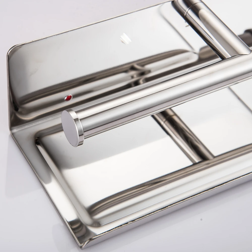 03Stainless Steel Bathroom Shelf Luxury Cosmetic Storage Bathroom Shelf Holder Bathroom Accessories Best Price Mci6