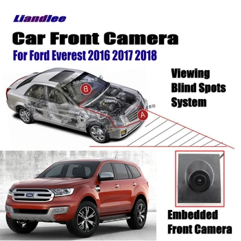 

Liandlee For Ford Everest 2016 2017 2018 Car LCD Screen 4.3" Monitor Front View Camera Logo Embedded / Cigarette Lighter Switch