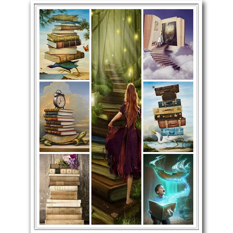 5D DIY Diamond Painting All-round / Round &quotBook of Hope&quot Embroidered Cross-stitch Mosaic Home Decoration Gift ZT | Дом и сад