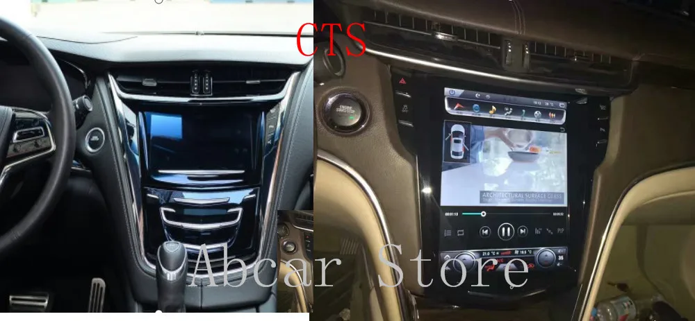 10,4 ''Tesla стиль Android 8,1 px6 автомобильный dvd-плеер gps навигация для Cadillac ATS XTS CTS SRX 2013- стерео радио головное устройство