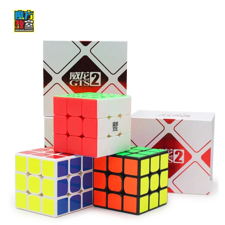 Moyu WeiLong GTS2 3X3X3 скоростной куб головоломка GTS 2 для детей игрушка|Головоломки| |