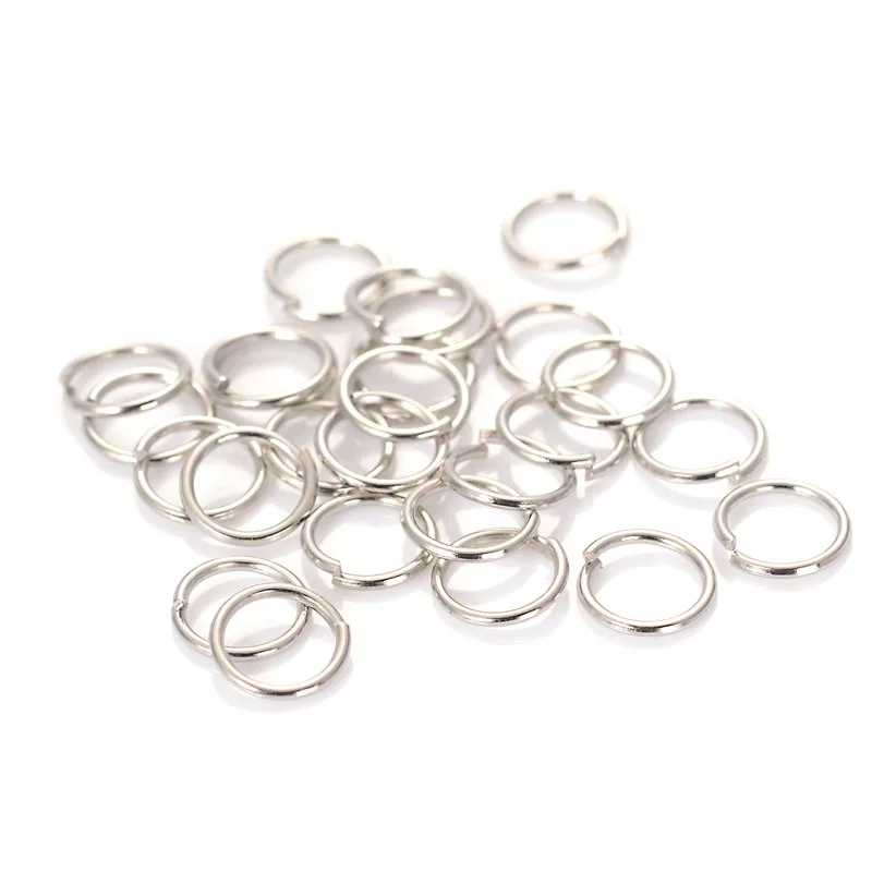 

200 Pcs 1x8 mm Silver Gold Plating Jewelry Findings Open Jump Rings & Split Rings Diy Jewelry Accessories Making