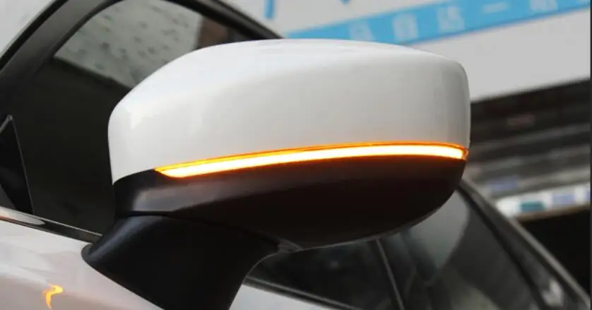 Для Mazda CX-5 KF CX-8 2017-2019 CX-9 заднего вида сбоку индикатор для зеркала динамический мигалка светодиодный световой сигнал